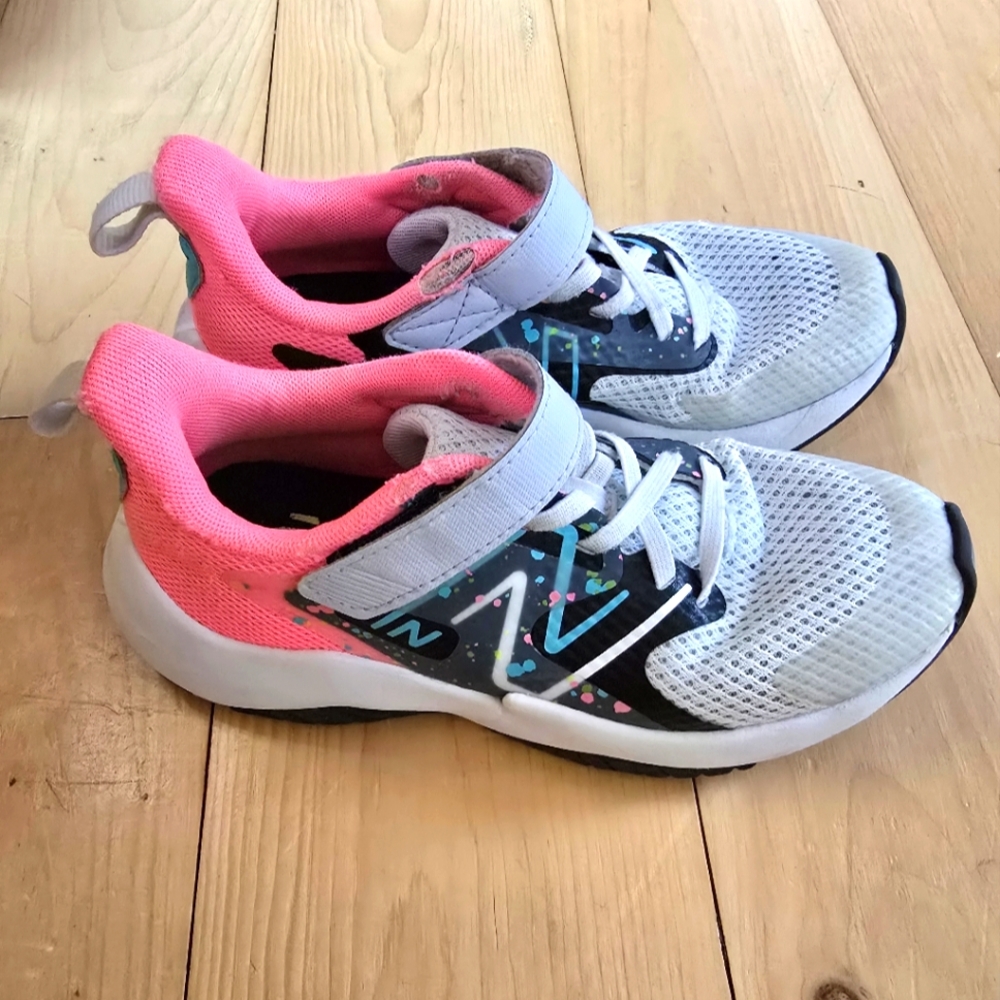 Kids' Athletic Shoes - Pink and White